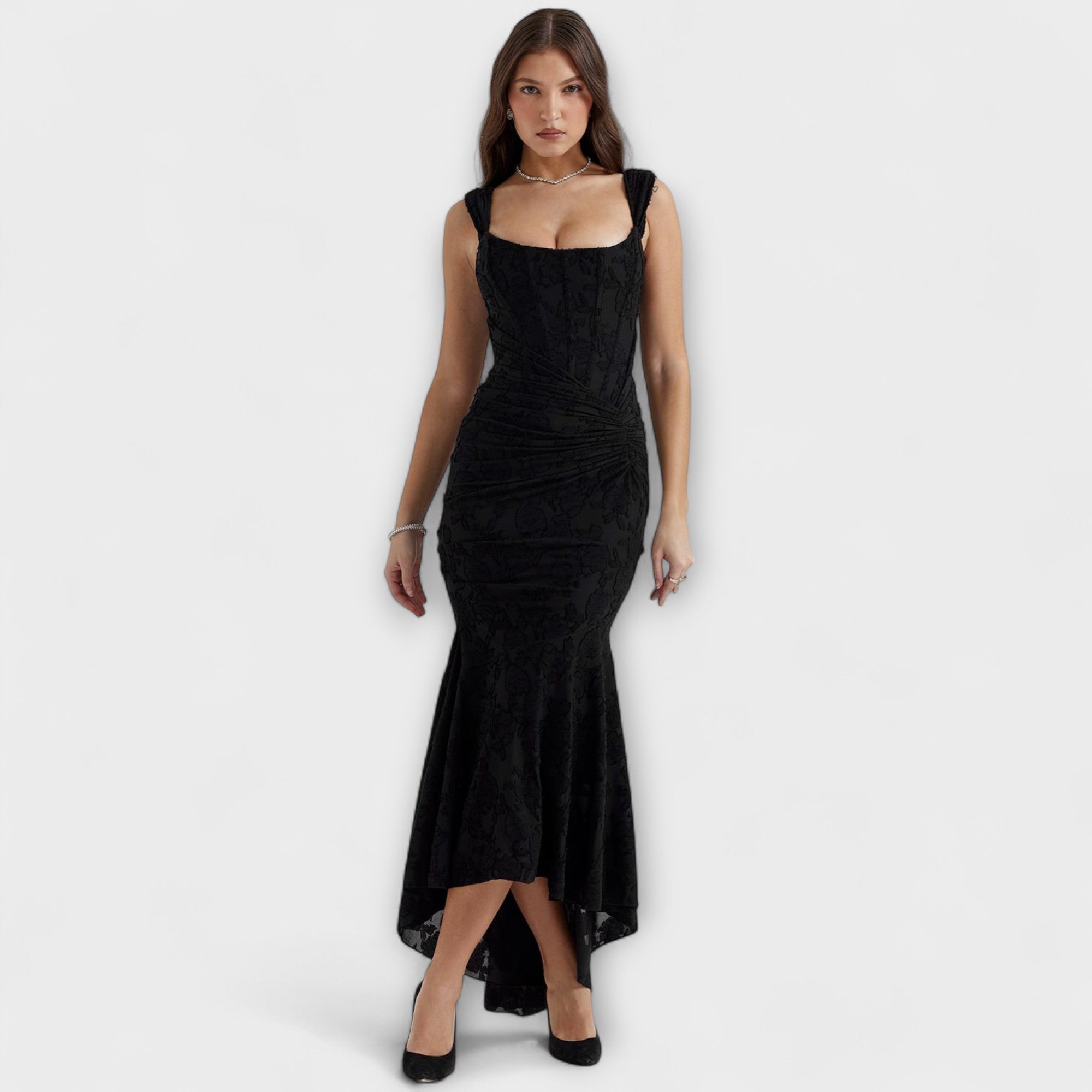 Renske - Long Dress with Elegant and Sophisticated Corset