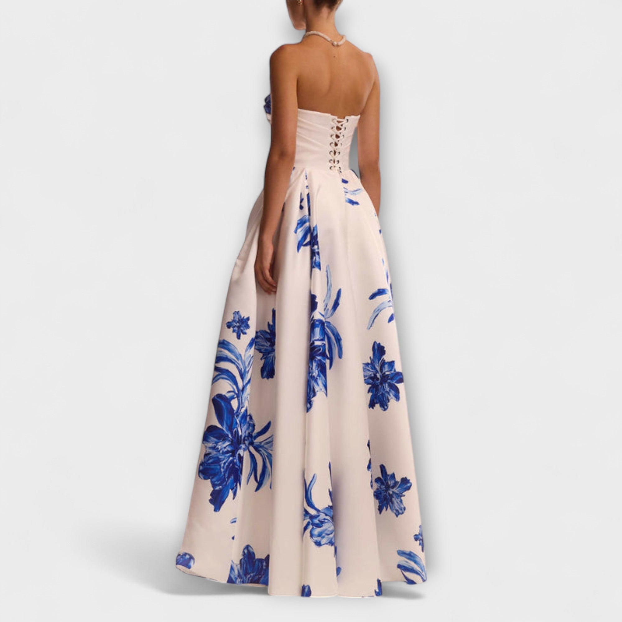 Rosalie - Stylish Off-Shoulder Floral Maxi Dress