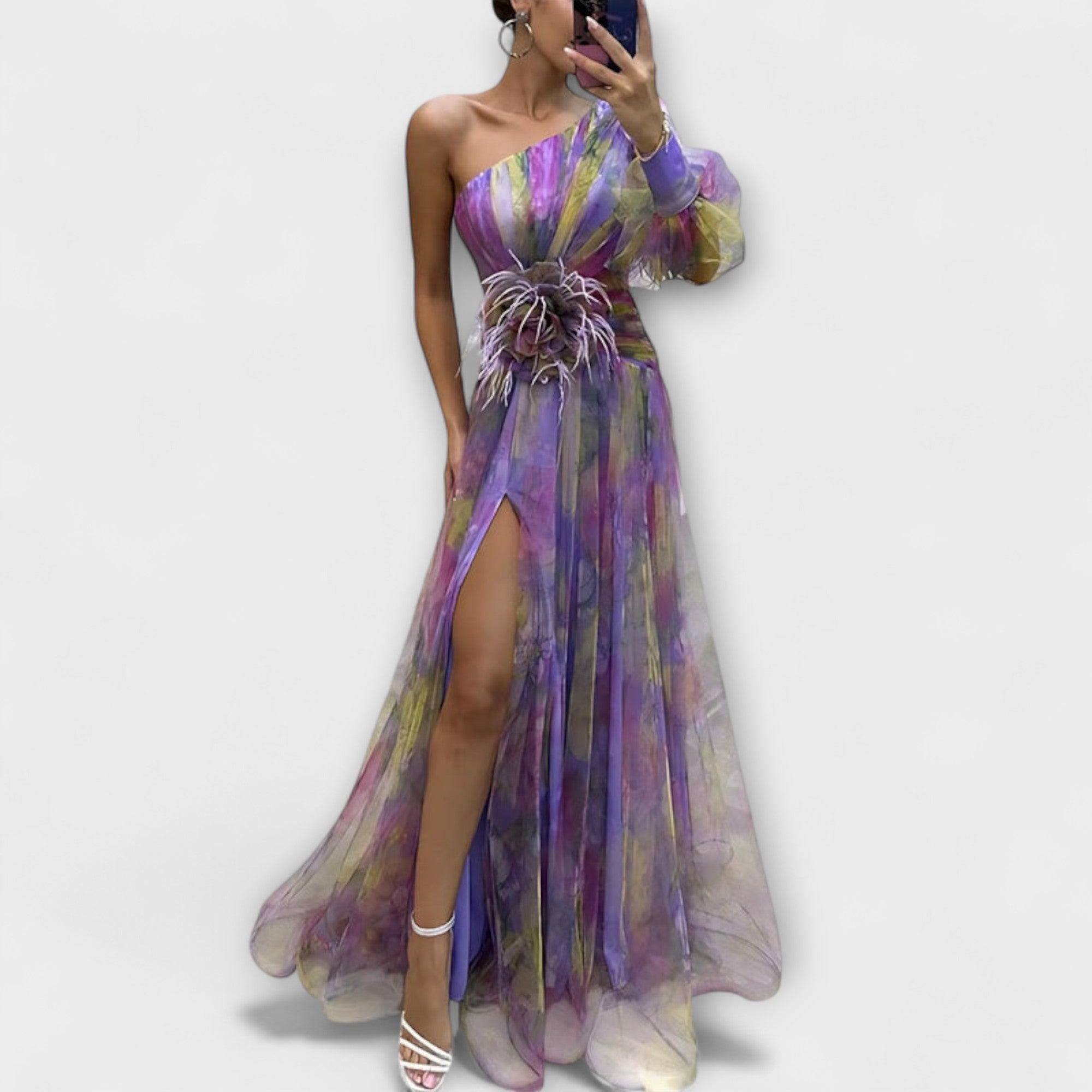 Minna – Asymmetrical Amelie Maxi Dress