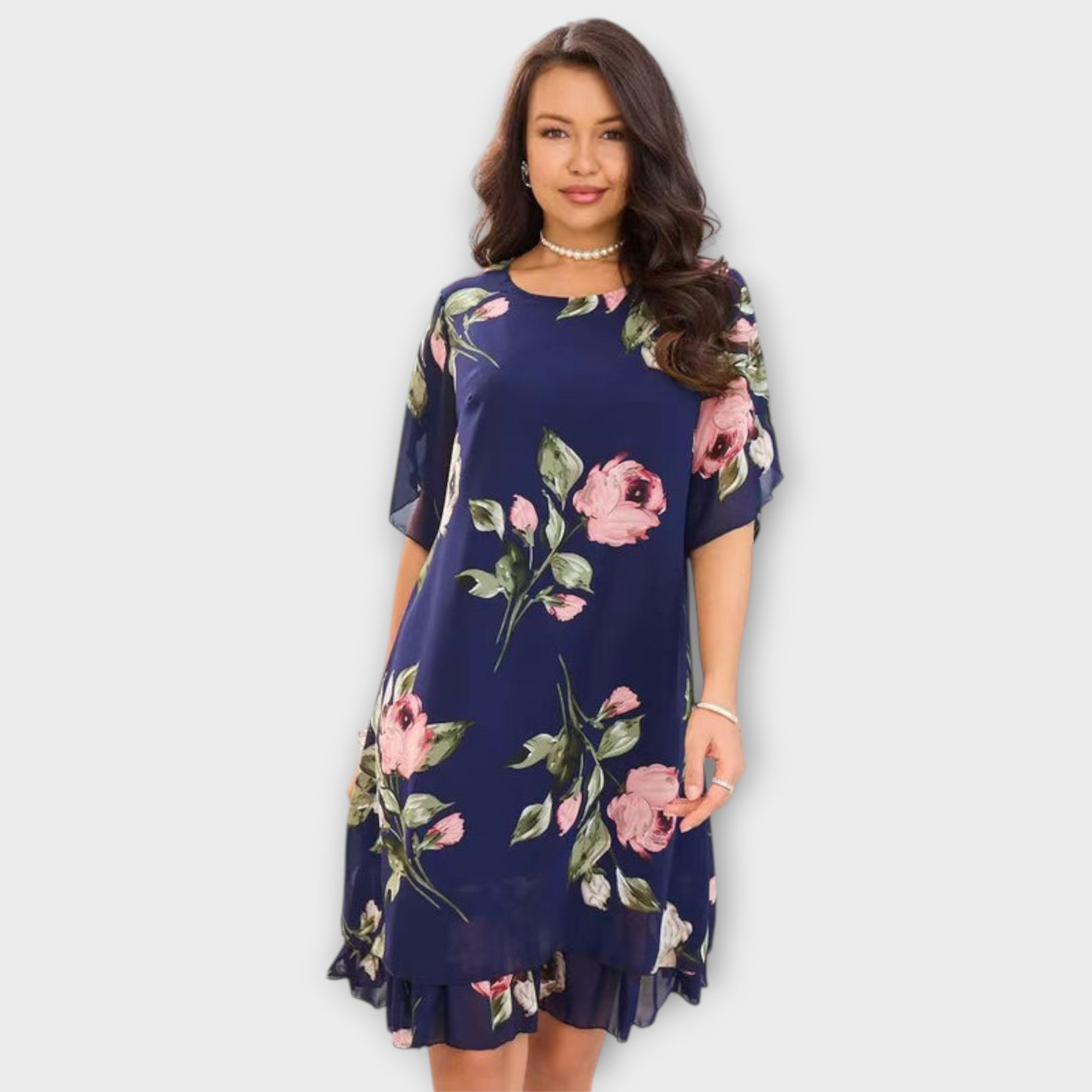 Melin - Elegant Chiffon Dress