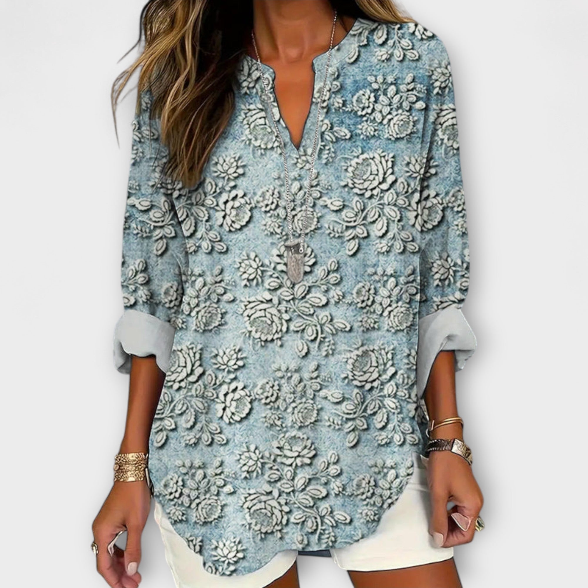 Charlotte – Blouse with Floral Print