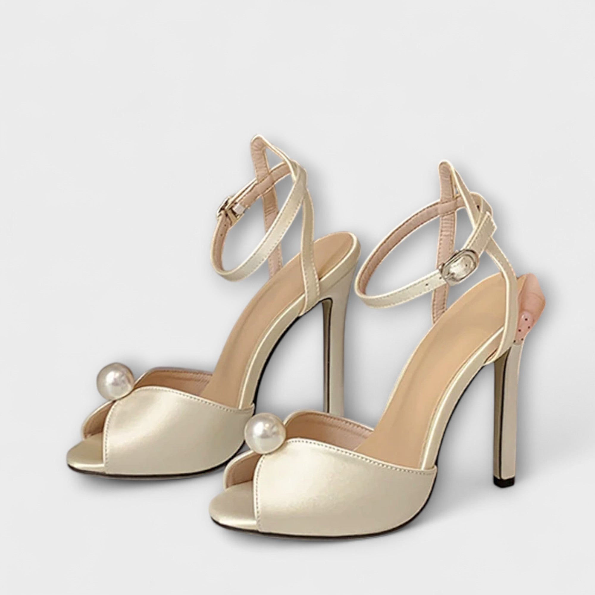 Liyke - High-Quality Comfortable Silk Peep Toe
