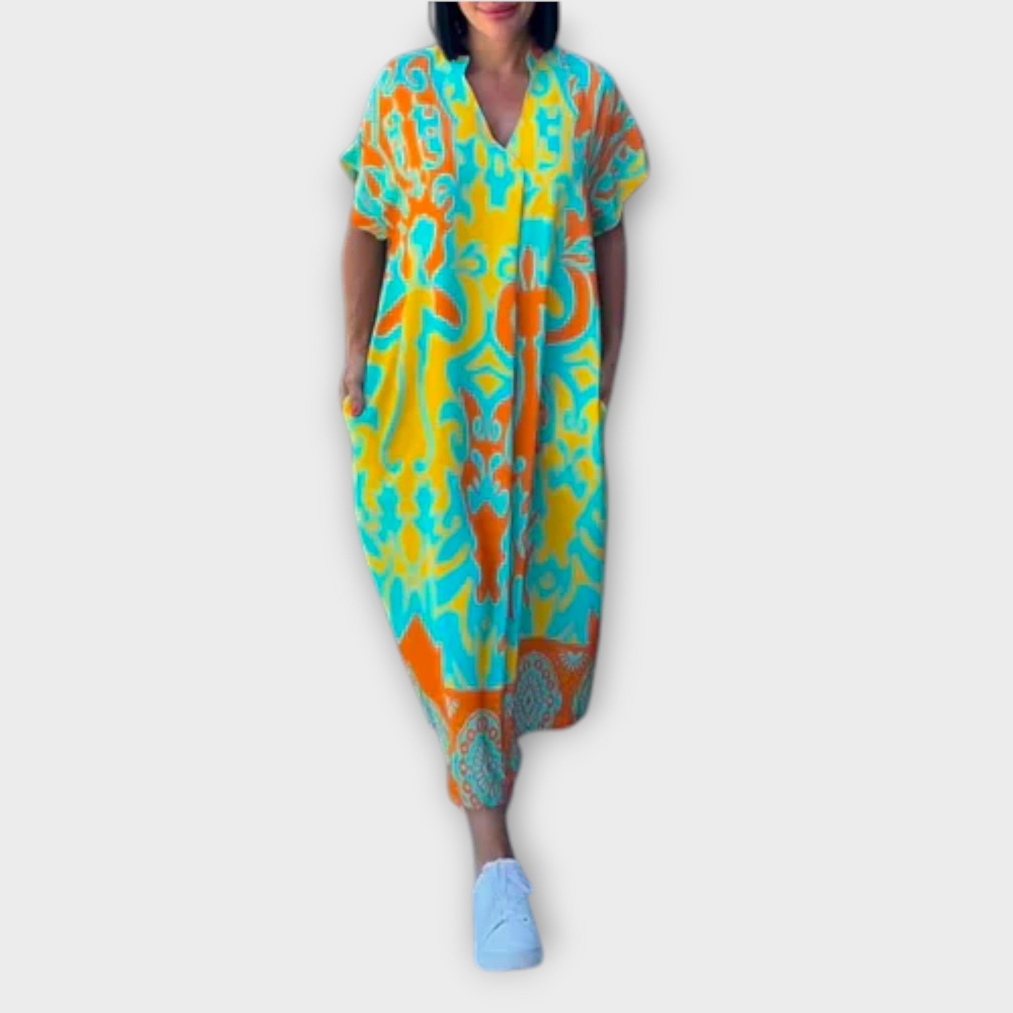 Elena - Elegant Floral Dress