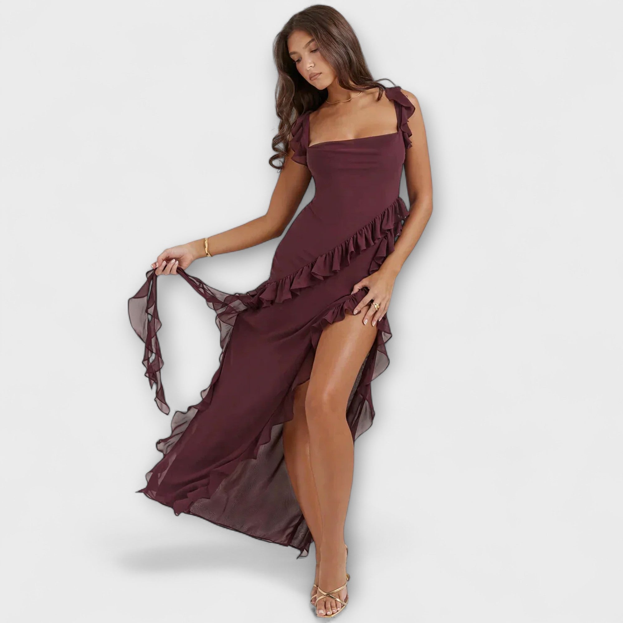 Lara - Stylish Maxi Dress with Slit