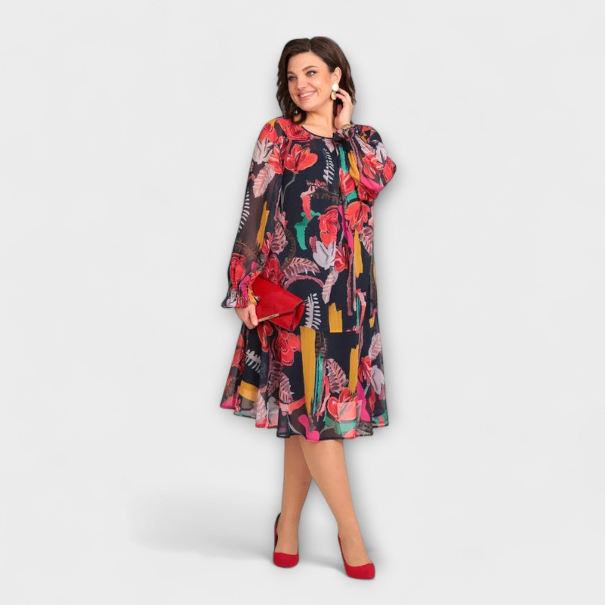 Caroline - Elegant Plus-Size Dress for Ultimate Comfort