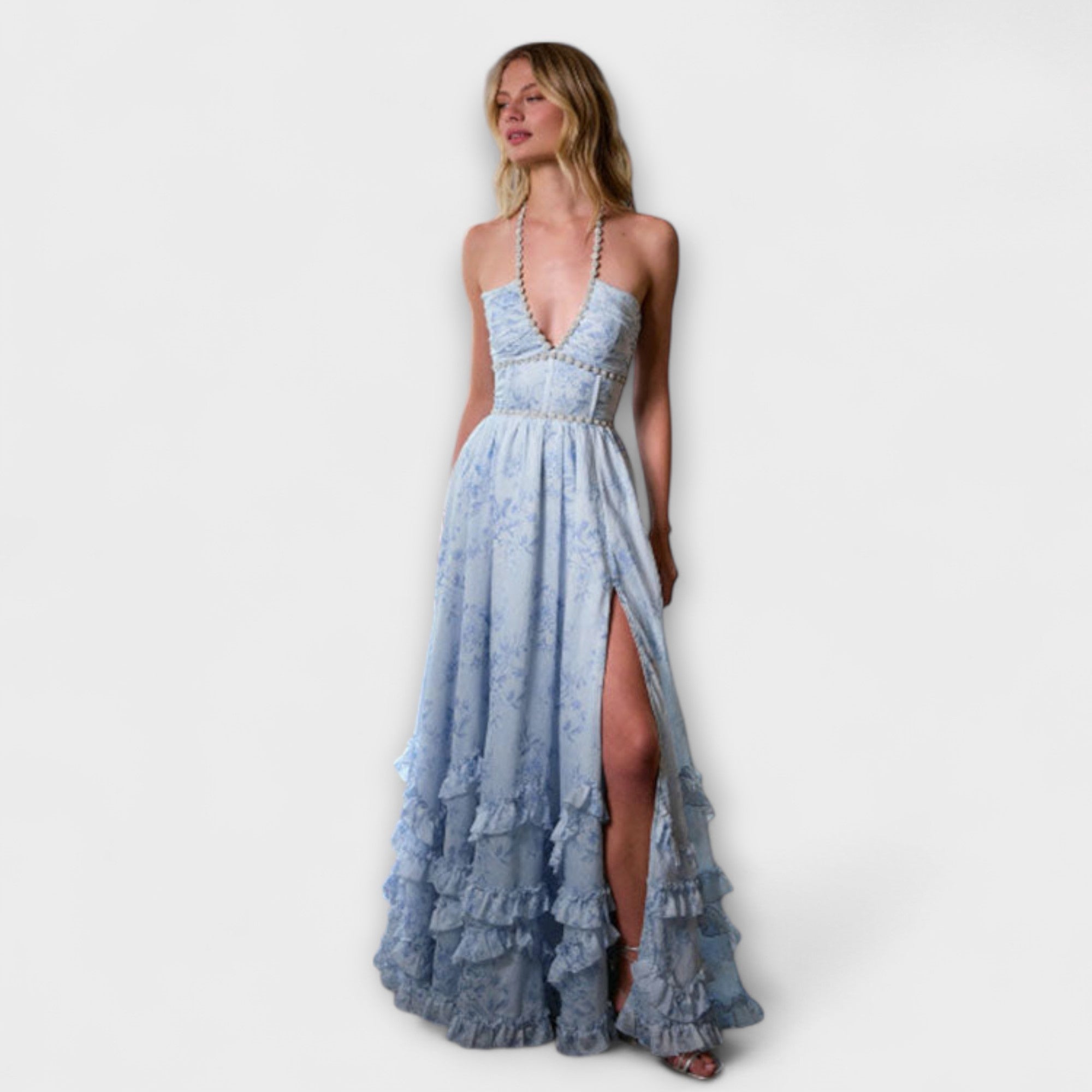 Luzie - Stylish Long Flowing Dress