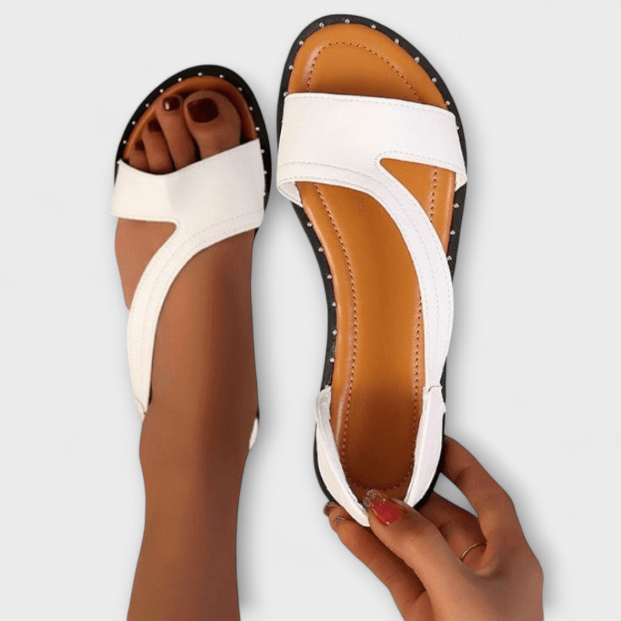 Dorothy - Modern Sandals with Soft Rubber Sole