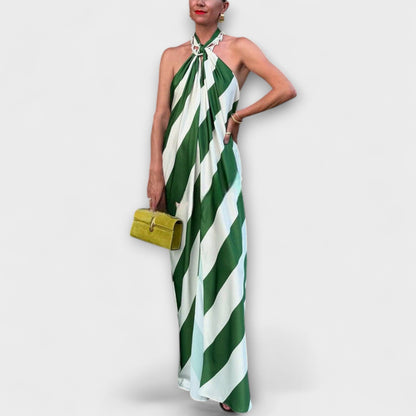 Marlowe - Striped Sleeveless Maxi Dress