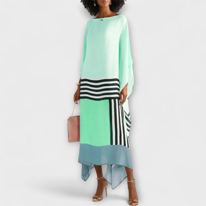 Elenora - Locker Cut Geometric Kaftan