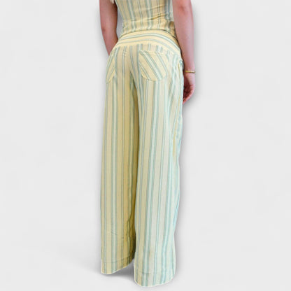 Anastasia - Classic Striped Pants Ensemble