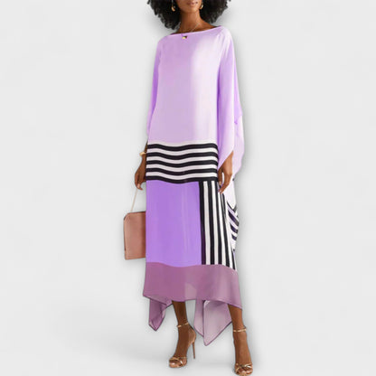 Elenora - Locker Cut Geometric Kaftan