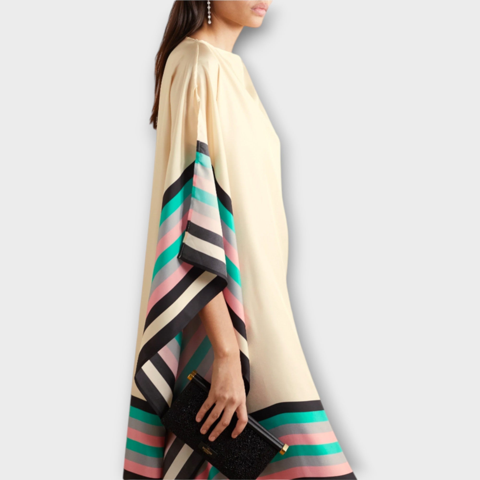 Elenora - Locker Cut Geometric Kaftan