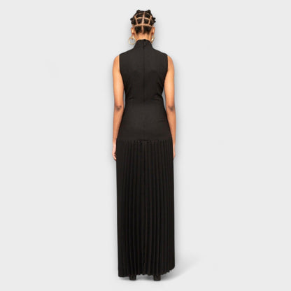 Kristen - Maxi Dress with Pleats and Cutouts