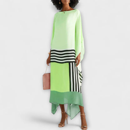 Elenora - Locker Cut Geometric Kaftan