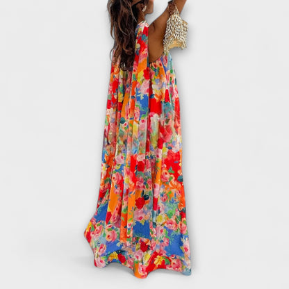 Harlow - Off-Shoulder Floral Maxi Dress