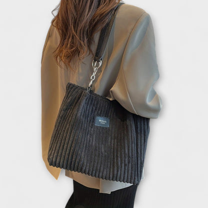 Aurellia. - Soft Cord Shoulder Bag