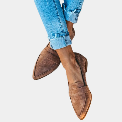 Elora - Elegant Women's Leather Loafers