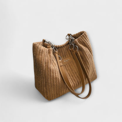 Aurellia. - Soft Cord Shoulder Bag
