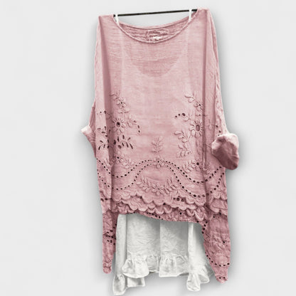 Ella - Blouse with Double Hem