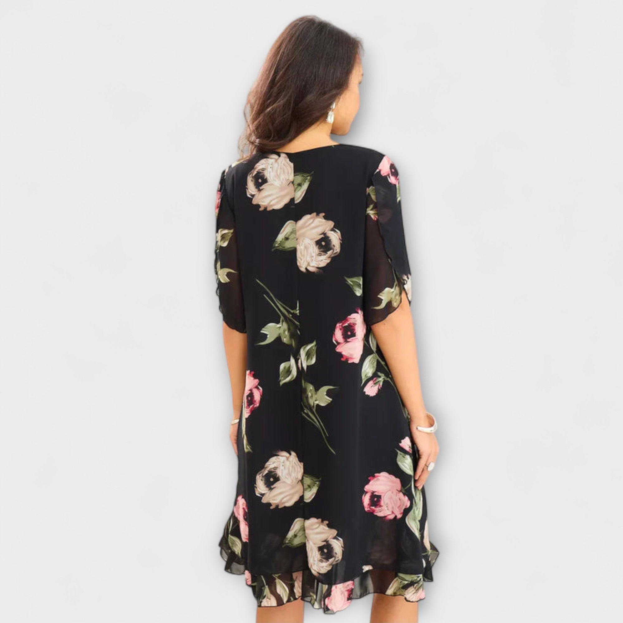 Melin - Elegant Chiffon Dress