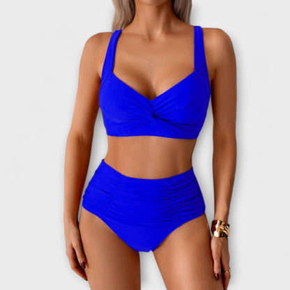 Zoe - Ruffled Top Swimsuit