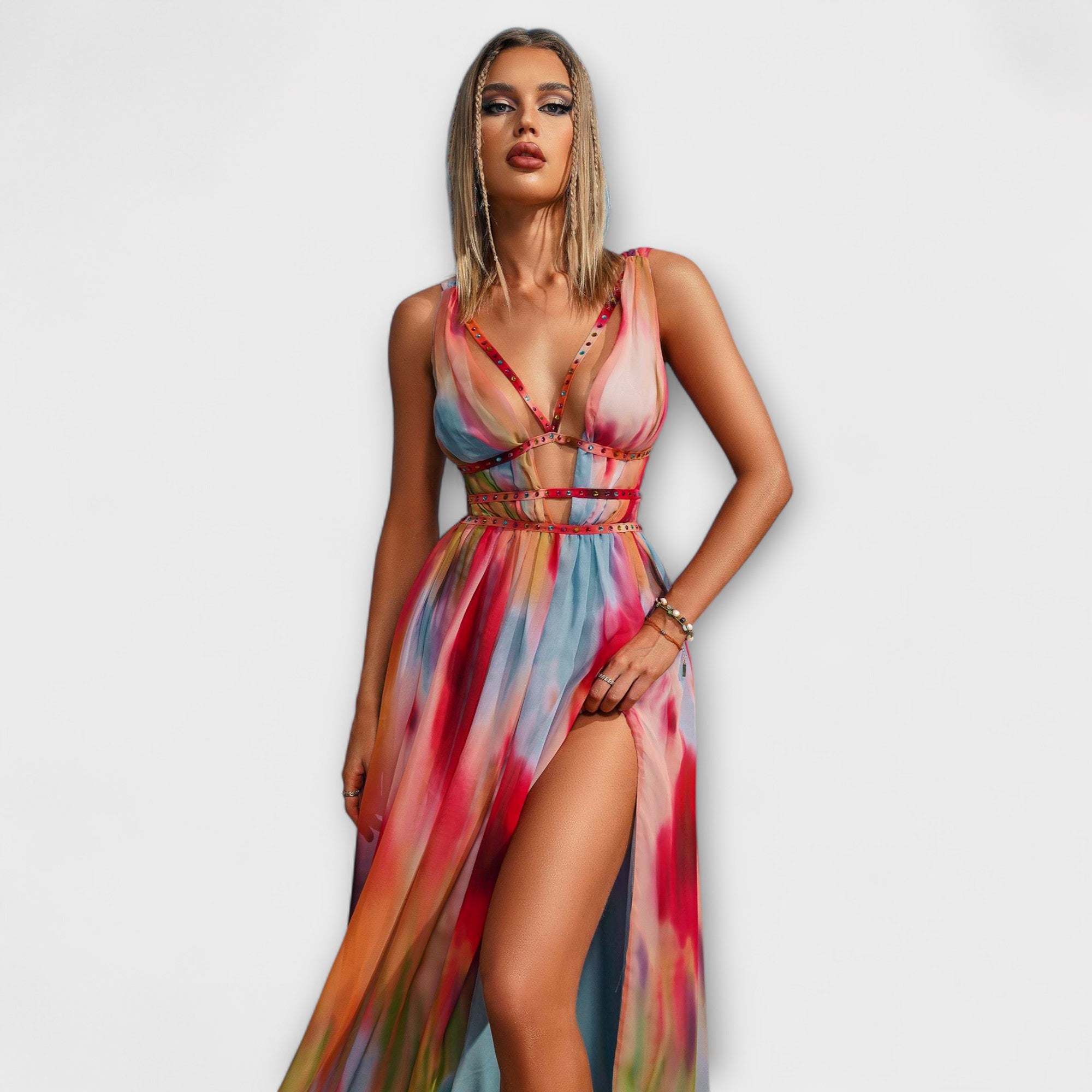 Freya - Painted Maxi Dress