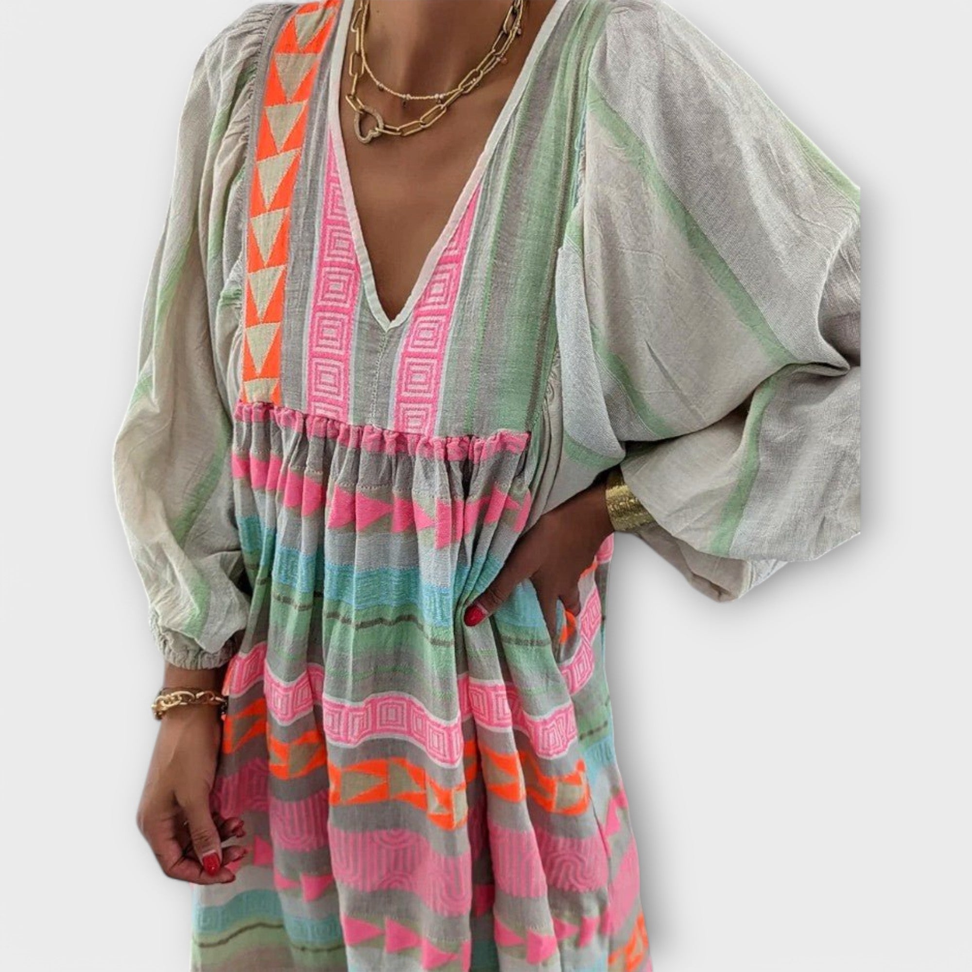 Hermine Vibrant Loose Dress